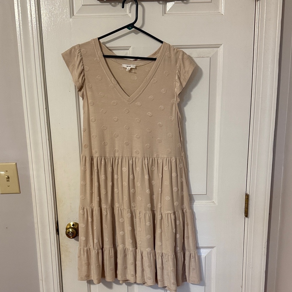 Mine Tan Midi Dress